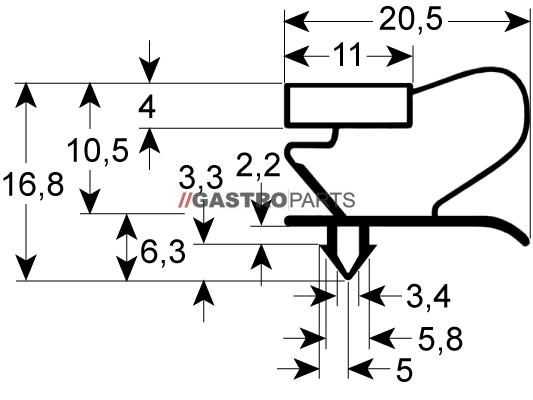 Profil 9053 -  430 x 305 mm - G91993