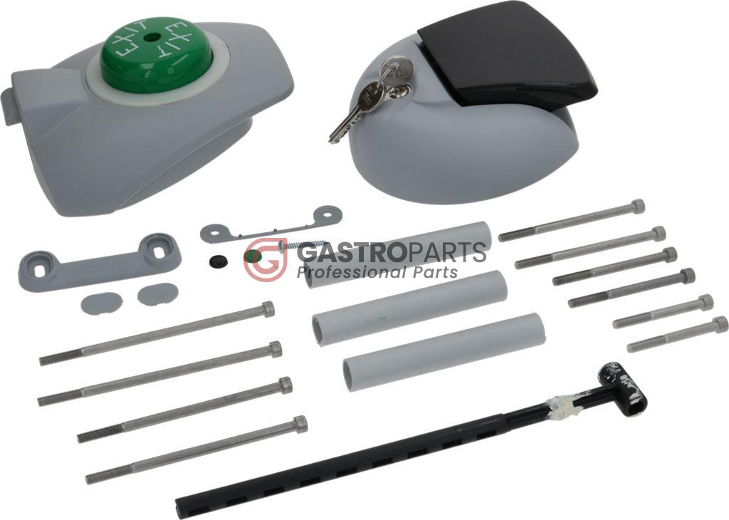 Håndtag komplet med kuglelås 50 - 140 mm - G93133