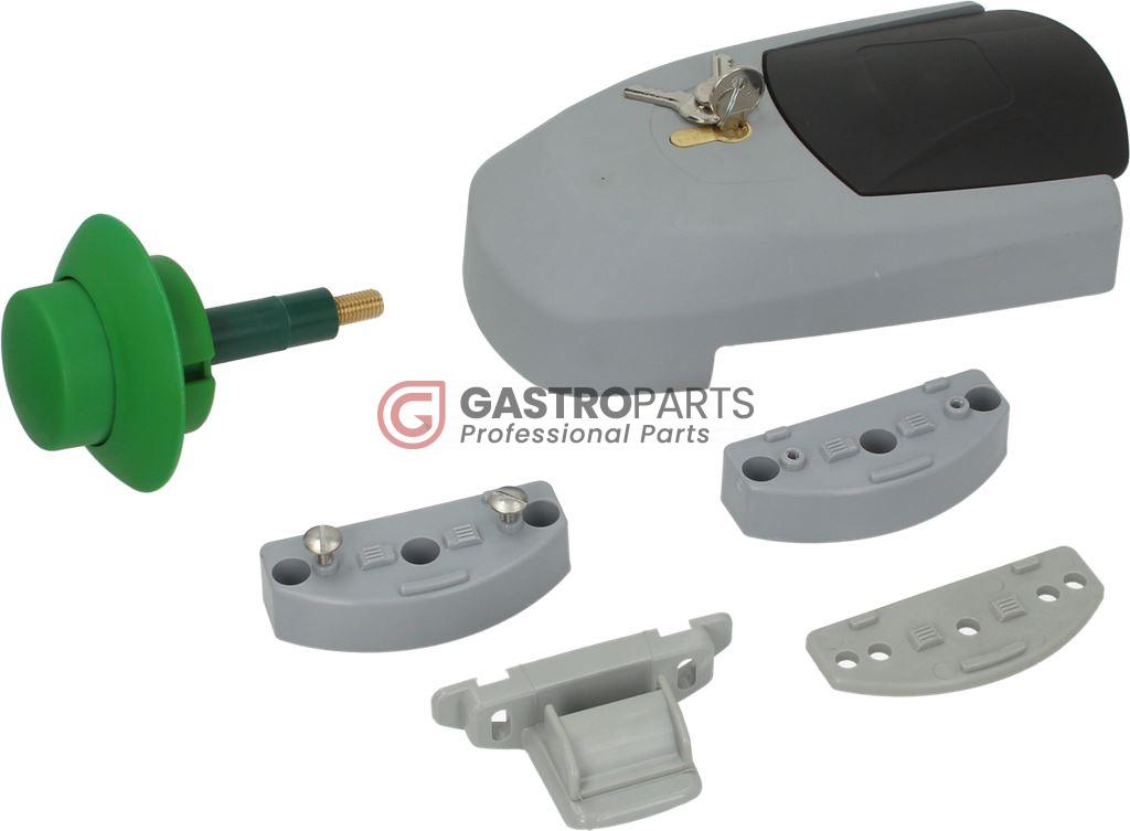 Håndtag komplet med lås 5660 - 80-90 mm - G93132