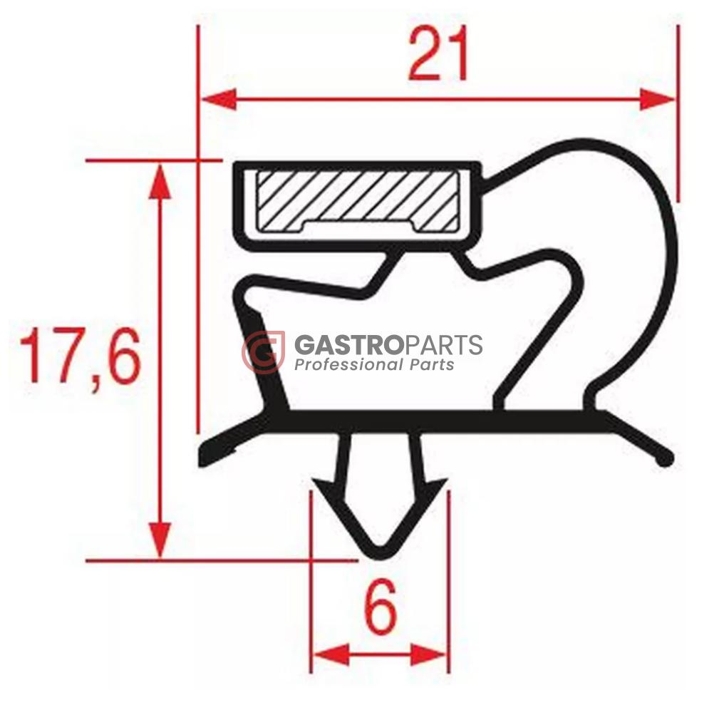 Zanussi lågepakning 575x370 mm - G93148