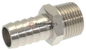 Slangenippel Ø 12mm - 3/8 - G0345