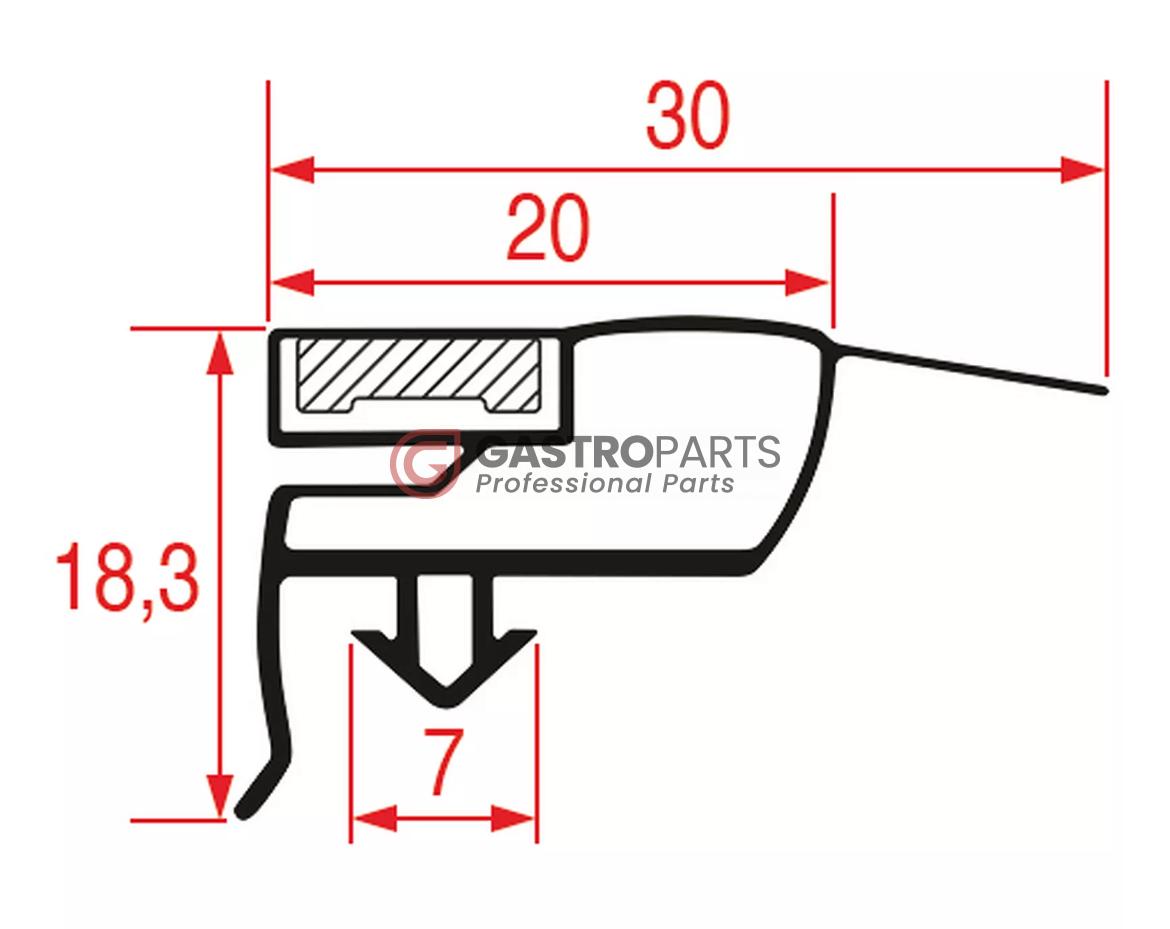 Profil 170-M 580x407 mm - G93360